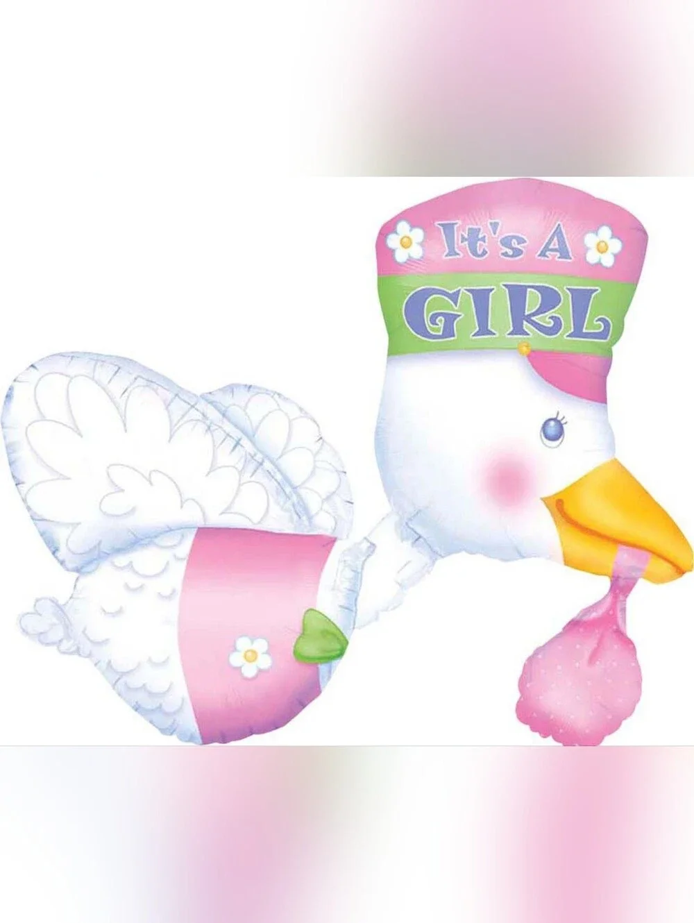 Stork Baby Shower Balloon, 32in,